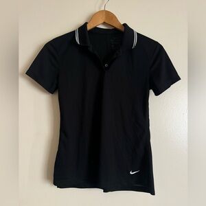 Nike Black Short Sleeve Polo